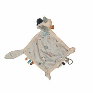 Little Dutch Seagull Sailors Bay Boats Knotted Lovey Security Blanket 7" X 7"